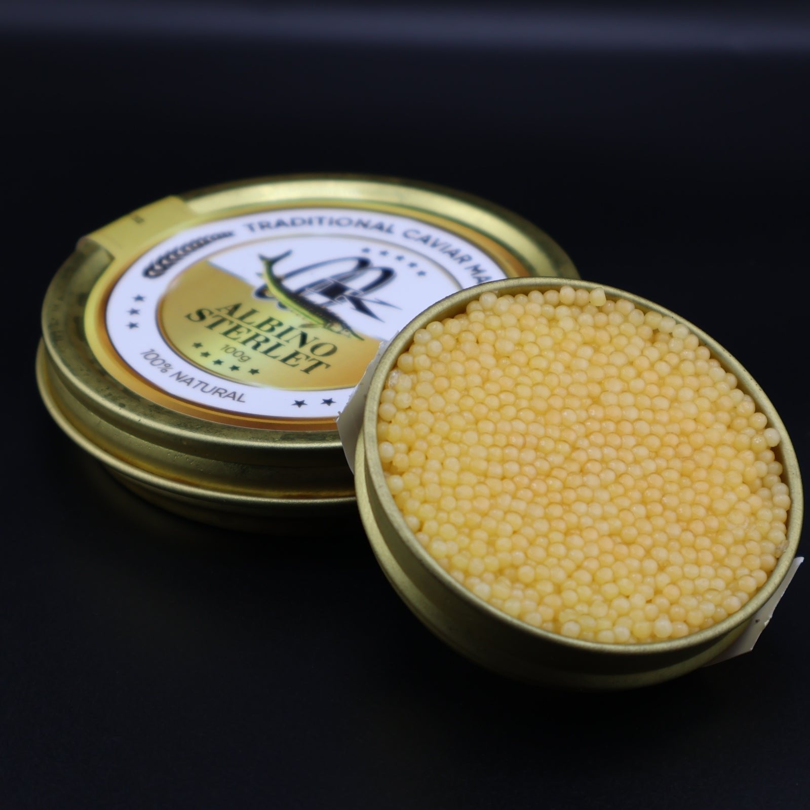 Almas Caviar – rare golden sturgeon roe from Albino Sterlet. Naturally luminous caviar with a buttery, smooth flavor. Premium gourmet caviar for fine dining, luxury gifts, and special occasions. Buy Almas Caviar online with free overnight shipping.